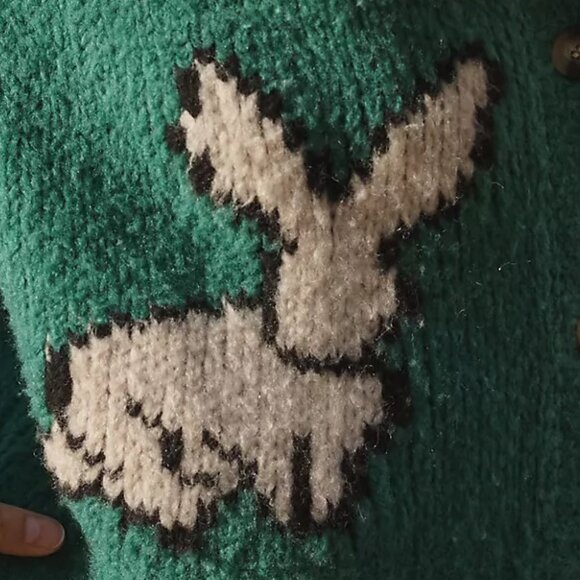 Anthropologie Maeve Bunny Slope Cardigan New - Picture 4 of 8